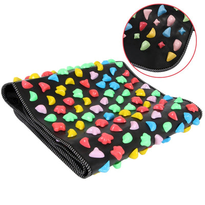 Chinese Foot Acupressure Massager Foot Relaxation Mat Feet Therapy Cushion Stone Reflexology Walk Stress Pain Tension Relief Pad