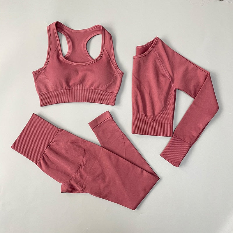 Seamless Women Yoga Set